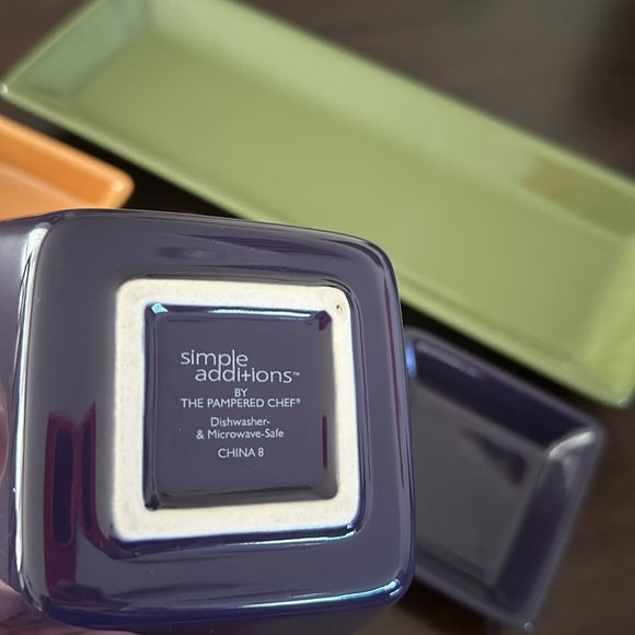 Simple Additions By The Pampered Chef 7 Piece Appetizer Set - Picture 3 of 6